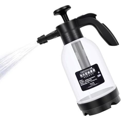 Pulvérisateur À Pression 2L, Mousse À Pompe À Main pour Voiture, Brumisateur d'eau Portable sous Pression, Lance Mousse À Neige pour Voituredengyank (1/5)