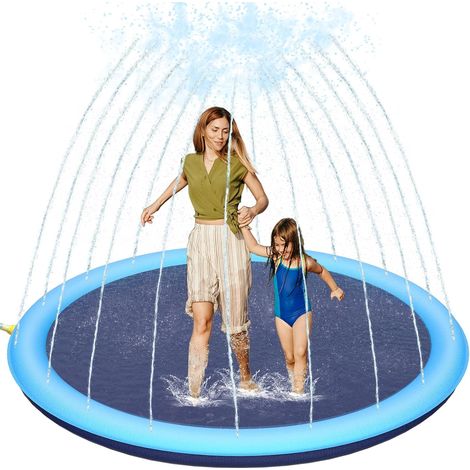 Portable Bathtub Splash Watering Mat for Dogs, Durable and Environmentally Friendly Watering Pad, Summer Outdoor Water Toys (1/5)