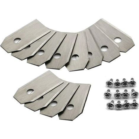 30 lames de rechange en acier inoxydable pour tondeuse Husqvarna, 35 x 18 mm (1/3)