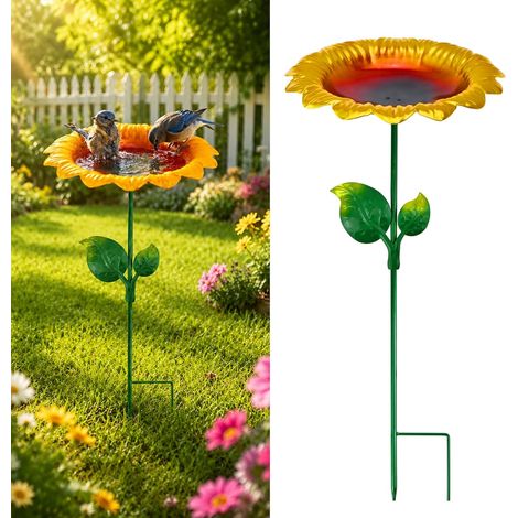 Abreuvoir à Oiseaux sur Pied, Bain d'oiseaux de Jardin sur Pied (1/5)