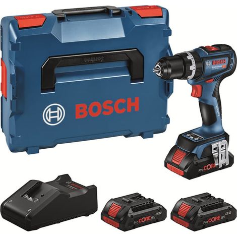 Bosch Akku Schlagbohrschrauber Schrauber 3x 4Ah Procore GSB 18V-90C 0615A5002W
