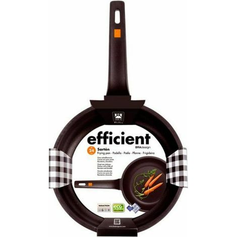 Poêle à Frire Bra Efficient en Fonte d'Aluminium 18 cm 6 mm (1/4)