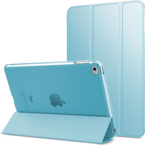 Étui Smart Shell fin et léger pour iPad Mini 4 avec support et protection arrière translucide givrée, compatible avec l'iPad Mini 4 7,9 pouces d'Apple (veille/réveil automatique). (1/5)