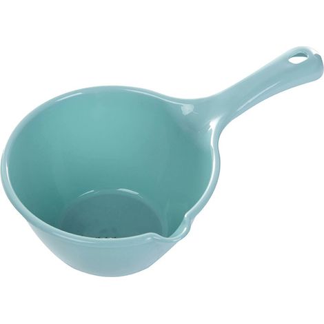 Pelle à eau en plastique à Long manche, louche de grande capacité pour jardin, salle de bain, cuisine, bleu (1/5)