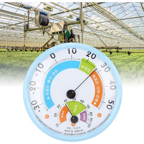 Gewächshaus-Temperatur- und Feuchtigkeitsmesser mit Anzeige, Thermometer und Hygrometer für den landwirtschaftlichen Betrieb (1/5)