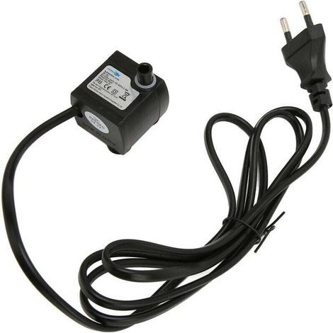 Mini pompe à eau submersible réglable – Débit ajustable – Étanche IPX8 – Ventouses pour fixation stable – Prise UE 220-240V (1/5)