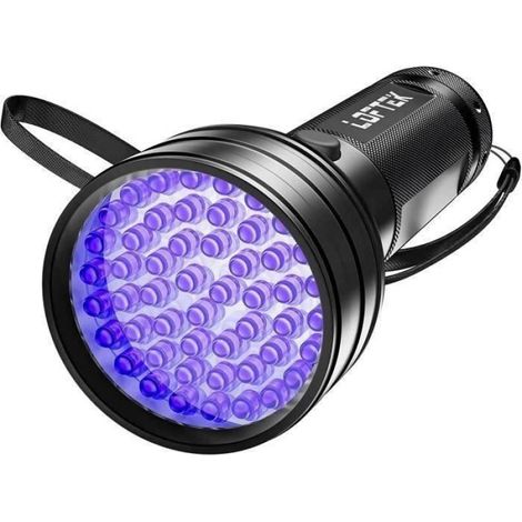 Lampe Torche UV - - LBQ31 - 51 LED - 395nm - Détecteur de Punaise de Lit (1/3)
