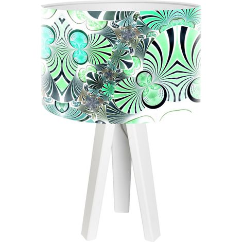 Lampe de chevet mandala foto-302 - Blanc