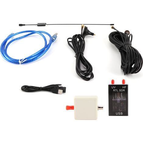 Récepteur SDR RTLSDR Large Bande 100KHz-1766MHz pour Radioamateur et Écoute Aérienne (1/5)