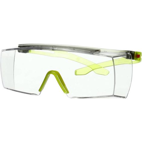 3M SF3701SGAF-GRN Occhiali da vista antiappannante Verde lime EN 166, EN 170, EN 172 DIN 166, DIN 170, DIN 172 (1/2)