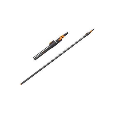 ASTA TELESCOPICA ALLUMINIO QUIKFIT  allungabile cm.140240 (136042), gr.1000    FISKARS