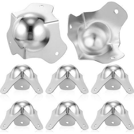Lot de 8 protections d'angle pour armoire de transport et flight case (1/4)
