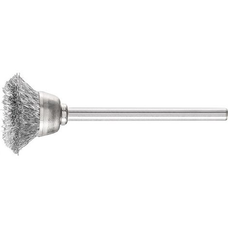 Mini cepillo de taza TBU 1803/3 ST 0.10 D18xB3xL6 mm acero PFERD (Paquete de 10)