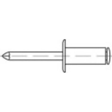 [NEUWERTIG] B-Ware Toolcraft Blindniete Niete Aluminium Stahl 100 Stück 6 Mm 35 Mm