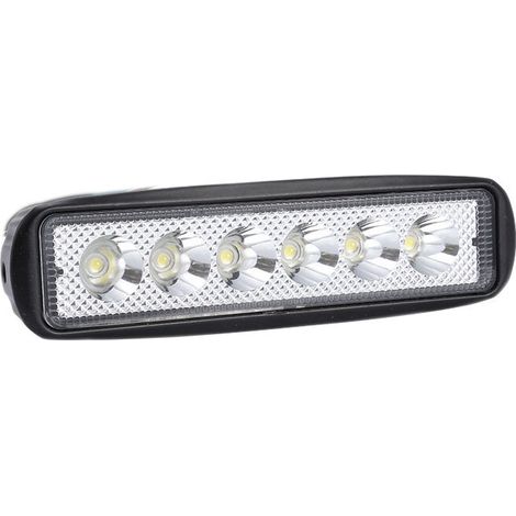 2er-Pack 6-Zoll 18W LED-Scheinwerfer, Fernlichtprojektor, Motorrad-Arbeitsscheinwerfer, 12V/24V, für Geländewagen, 4x4s, LKWs, ATVs und SUVs