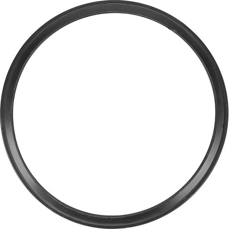 Joint de rechange pour autocuiseur - 1 pièce - Caoutchouc noir - Étanchéité haute pression - Pour modèles 4 à 6 litres - Diamètre 22 cm (1/4)