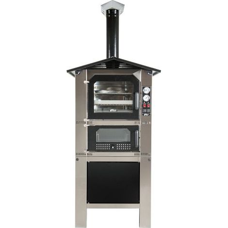 Forno Tafer da esterno modello Genesis 80 Classic a legna colore inox 47x83cm (1/5)