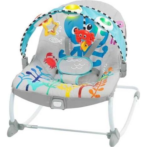 Transat balancelle - BABY EINSTEIN - Ocean Explorers Kick to It Opus Musical Infant to Toddler Rocker - Enfants de 0 a 30 mois