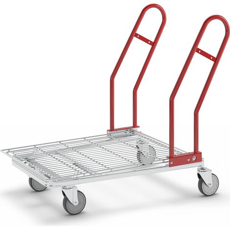 For Demand, Chariot gigogne, force 200 kg, 2 barres de poussée
