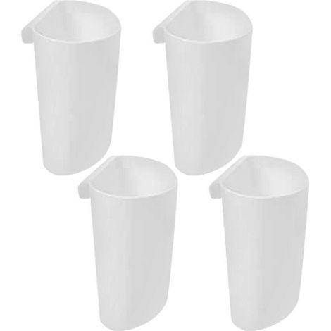 Lot de 4 seaux suspendus pour chariot, conteneurs de rangement multifonctionnels pour salon de coiffure. (1/5)