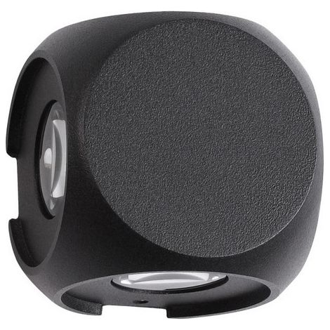 Merano Chambly Applique d'extérieur à 4 lumières Sandy Black Aluminium, Glass Osram LED 4x1W 265Lm 3000K IP54