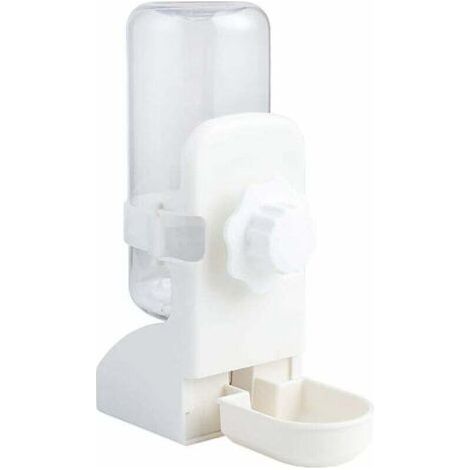 Automatischer Wasserspender für Kleintiere und kleine Hängetränken für Kaninchen, Meerschweinchen, Frettchen und andere Kleintiere (weiß) (1/5)
