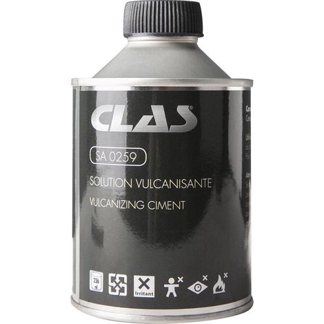 Solution vulcanisante / adhésif 235Ml pour la réparation des pneumatiques - SA 0259 - CLAS Equipements