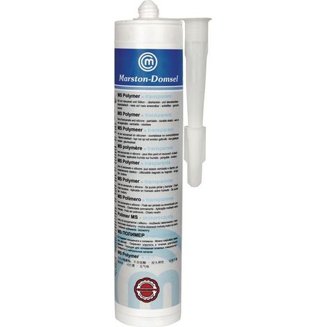 Colle et enduit d’étanchéité MD-MS Polymer transparent 300 g (1/4)