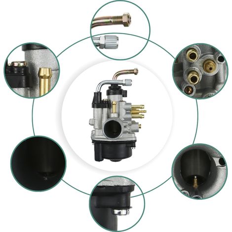 The PHBN 17.5 carburetor is compatible with the PHVA 17.5 Dellorto Aerox Minarelli 2-stroke engine.--DTEKGAZ