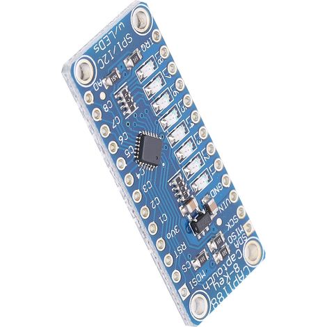 Module tactile capacitif, capteur, capuchon, interface de touche numérique à 8 boutons, commutateur I2C SPI, CAP1188 (1/5)