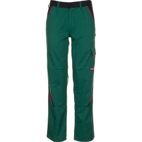Arbeitshose Bundhose Highline grün/schwarz/rot Größe 54 (1/5)