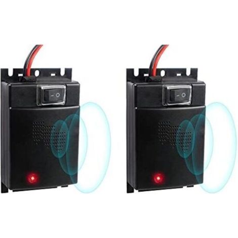 Pair Répulsif anti-animaux 2X pour voitures, répulsif ultrasonique pour automobiles, pièges pour taupes, rats, chauves-souris, geckos, chats sauvages