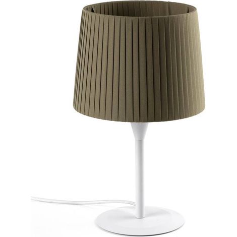 SAMBA Lampada mini da tavolo bianca/encintada verde (1/4)