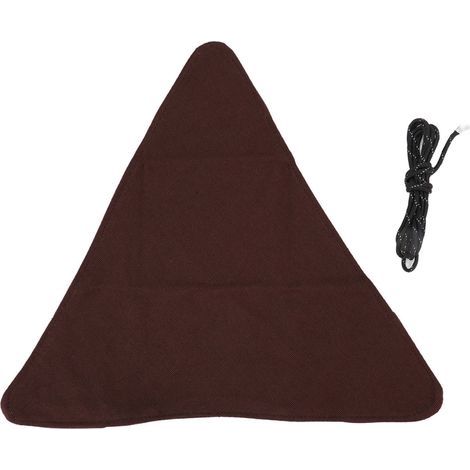 Trépied tabouret tissu Portable pliable Triangle tabouret tissu artisanat anti-rayures toile Camping tabouret tissu pour la pêche marron (1/5)