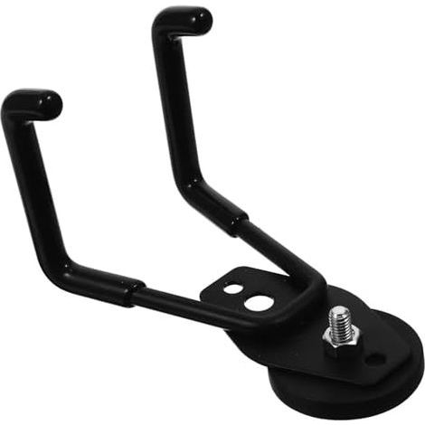 Heavy-Duty Magnetic Hooks for Garage, Non-Slip Coating, Drill-Resistant, Powerful Utility Hanging Tools and Garden Tools, Random Color (1/5)