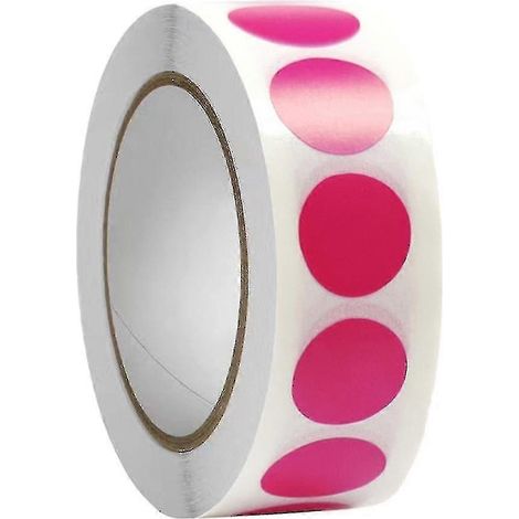 Red Dot prickle 1000 Sheets Per Roll Suitable For Offices Warehouses Classrooms 13mm (1/5)