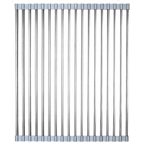 Égouttoir de cuisine pliable et détachable, article ménager pratique, facile à nettoyer et à utiliser (noir, 4736 cm)