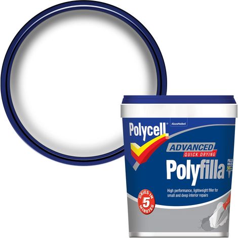 Polycell Polyfilla Advance All-in-One Ready-Mixed Filler Tub – 600ml (1/3)
