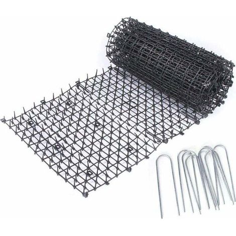 Anti-Chat Avec Pointes, Chien Chat Scat Mat Canapé Meubles Protection Cat Scat Spike Mat Cat Repellent Mat Tapis De Dissuasion Répulsif Anti-épine De Chat Répulsif Pour Jardin Intérieur Extérieur-Fei