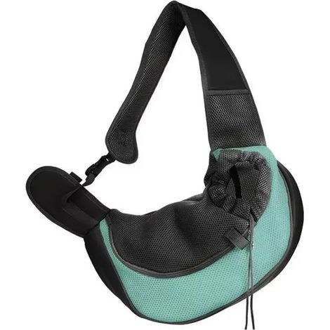 Sac à dos transporteur pour animaux - Phoesky - Lac Bleu - Taille S - Tissu mesh - Épaule simple (1/5)