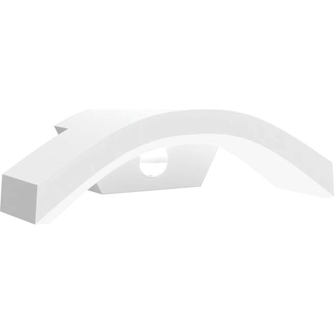 Outdoor LED Wall Light with Sensor White Die-cast Aluminium vidaXL (1/5)