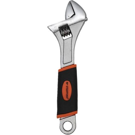 STANFORD llave ajustable 10 acero cromo vanadio , Llave Inglesa ajustable 10 pulgadas Stanford.
- Diseñada para ofrecer versatilidad y eficiencia en una amplia gama de tareas de to (1/5)