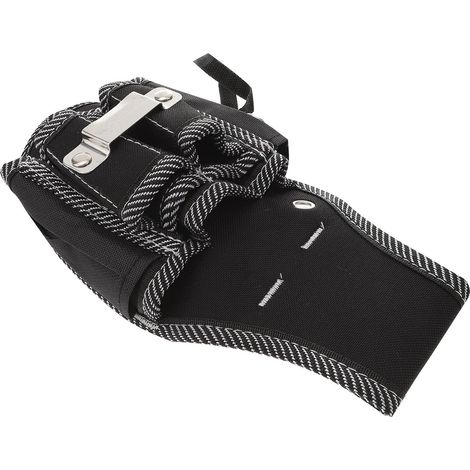 Banane pour Rangement Visserie Multifonctionnelle à Outils Noir en Polyester Ceinture Légère et Outils Électricien, pour Bricolage et Maintenance (1/5)