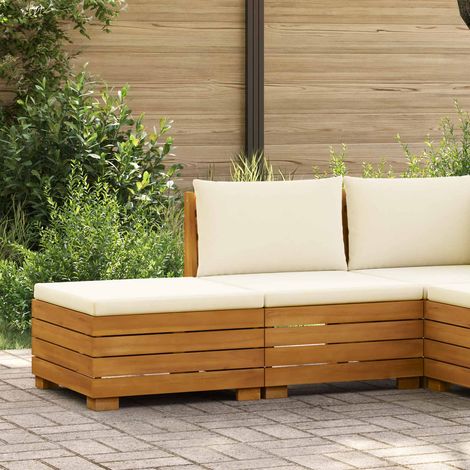 vidaXL Set Lounge da Giardino 2 Pezzo Marrone Legno di Acacia (1/5)
