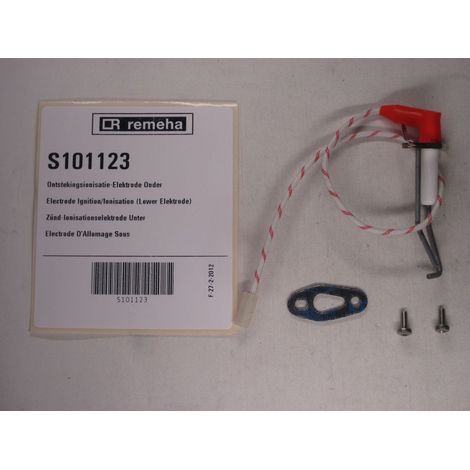 Remeha Electrodo de encendido-ionización inferior, S101123