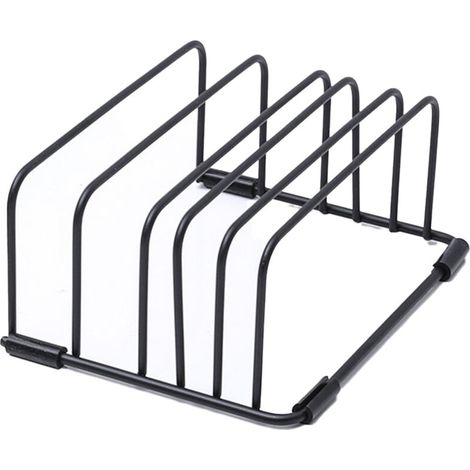 Organisateur de planches à découper robuste et de qualité supérieure, support en fil de fer peu encombrant pour planches et plateaux à découper (1/5)