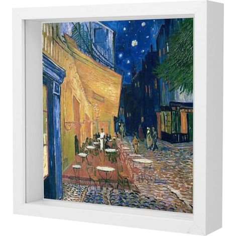Cadre Photo 3D, 22 x 22 x 4,5 cm, Parfait pour Créations DIY, 3 cm de Profondeur, Boîte Vitrine à Remplir, Cadre Photo pour Souvenirs, Fleurs, Médailles et Objets Personnalisés