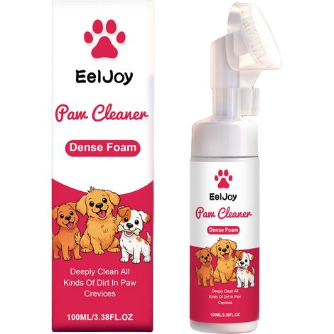 Nettoyant pour pattes d'animaux avec une mousse riche et fine et un parfum rafraîchissant pour un nettoyage quotidien facile -- 100 ml (1/5)