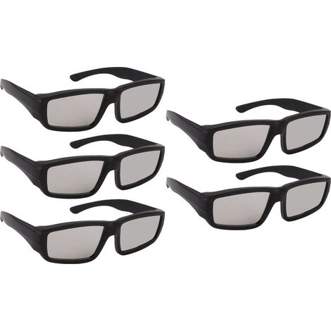 Lot de 5 lunettes de protection solaire pour éclipse – Norme EPI – Protection 100 % UV et infrarouge – Monture légère et résistante aux rayures (1/4)