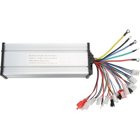 Contrôleur sinusoïdal 60V 72V 1500W pour moteur sans balais de vélo électrique (version silencieuse) (1/5)